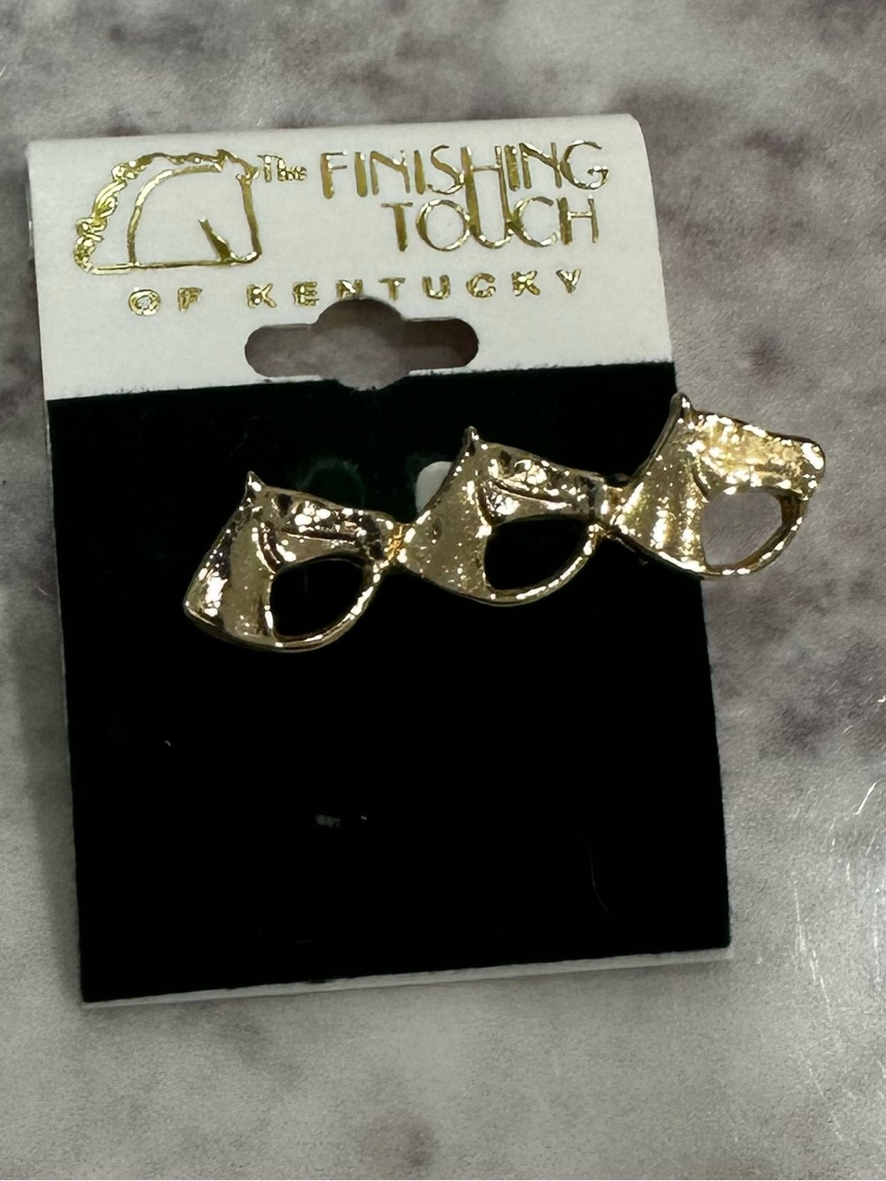 Collar/tie pin - Gold Tone